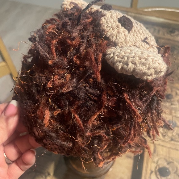 ZOONI Baby Monkey Chimp Hat Beanie Balaclava handcrafted NWOT - Picture 4 of 6